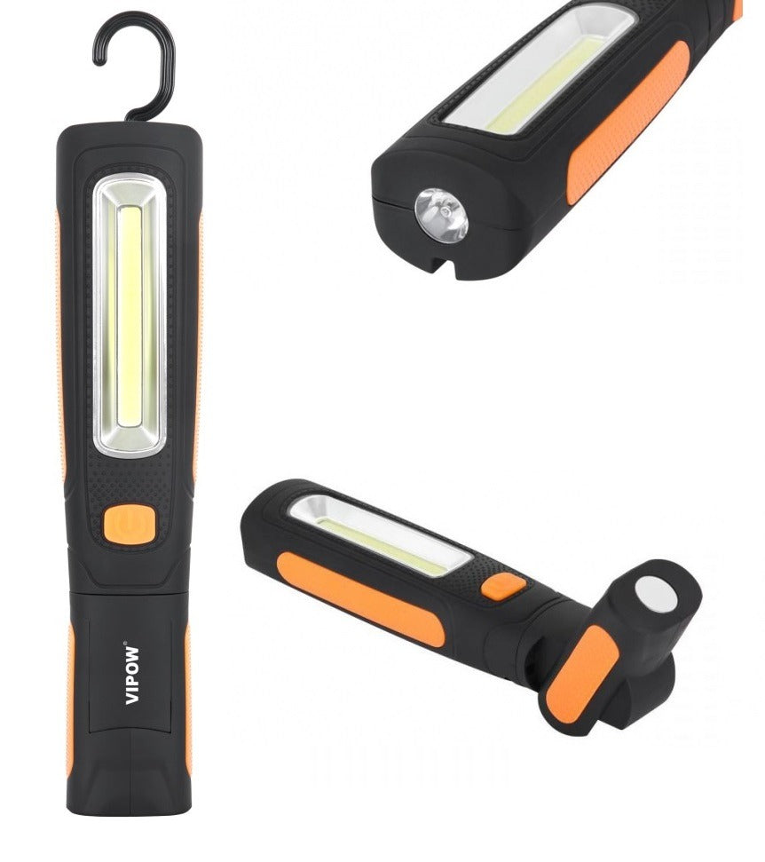 Werklamp - USB oplaadbaar - magnetisch - met haak Werklamp - USB oplaadbaar - magnetisch - met haak